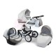 BEST FOR BABIES universalus vežimėlis COLUMBIA 3in1 BEST FOR BABIES universalus vežimėlis COLUMBIA 3in1