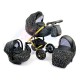 BEST FOR BABIES universalus vežimėlis COLUMBIA 3in1