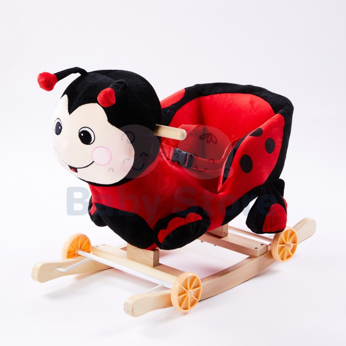 Supamas ir stumdomas žaislas boružėlė vaikams