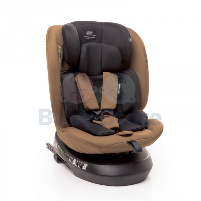 4Baby MATT FIX 0–36 kg Beige automobilinė kėdutė su ISOFIX ir 360 laipsnių pasukimu