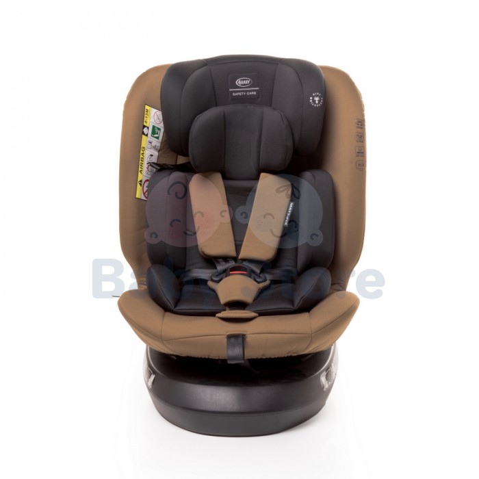 4Baby MATT FIX 0–36 kg Beige automobilinė kėdutė su ISOFIX ir 360 laipsnių pasukimu