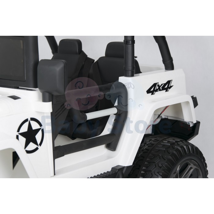 Jeep 4x4 elektrinis automobilis vaikams su nuotolinio valdymo pultu