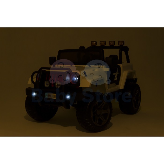 Jeep 4x4 elektrinis automobilis vaikams su nuotolinio valdymo pultu