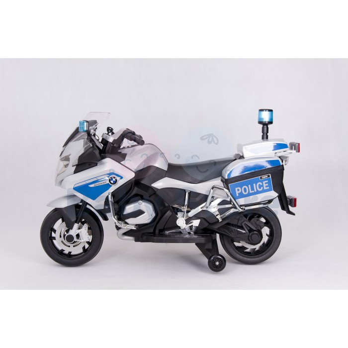BMW 1200RT elektrinis motociklas vaikams su atraminiais ratukais ir LED apšvietimu