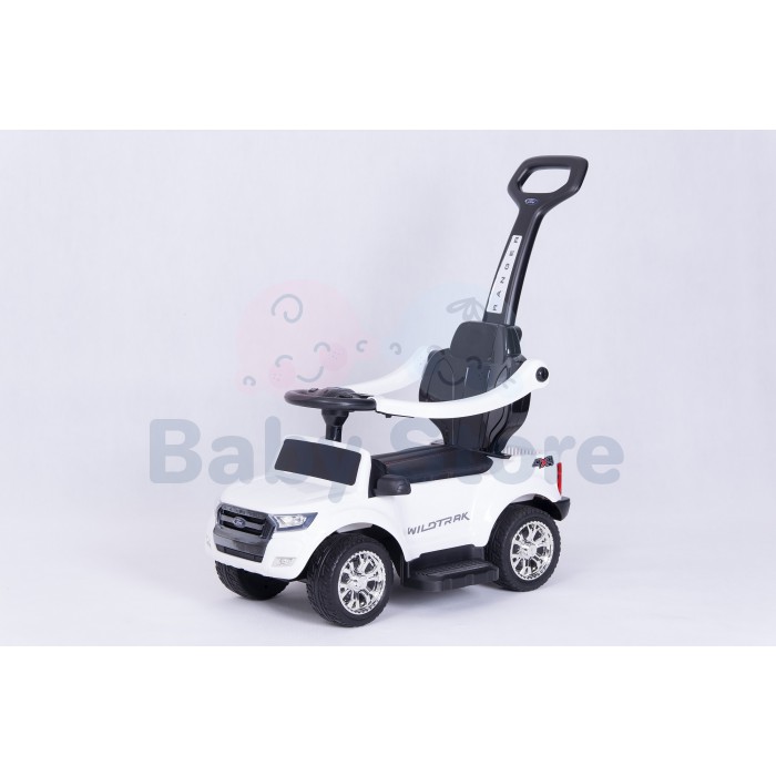 Ford Wildtrak pasispiriama mašinytė – elektromobilis su rankena vaikams