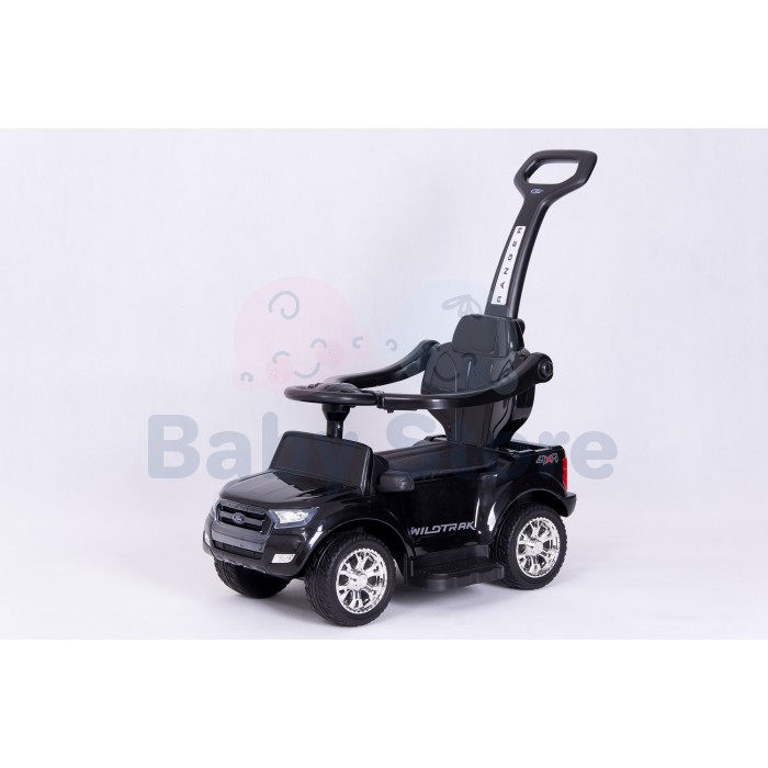 Ford Wildtrak pasispiriama mašinytė – elektromobilis su rankena vaikams