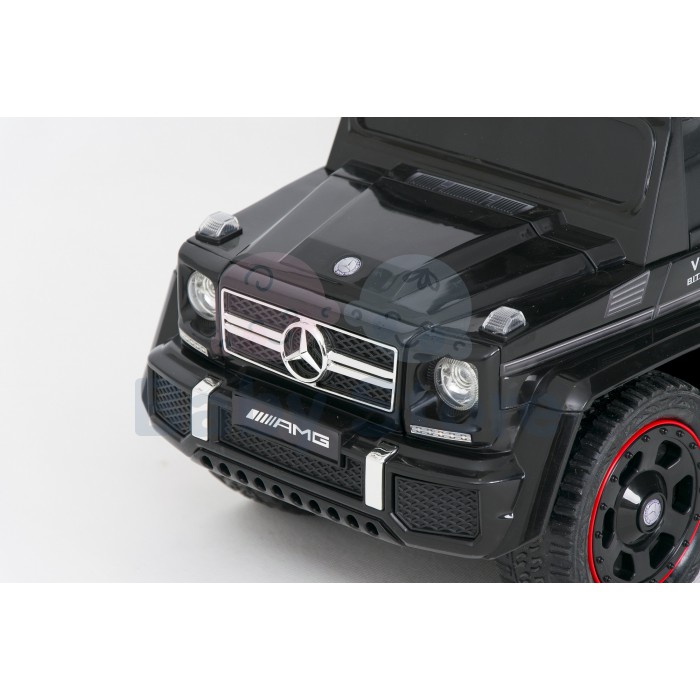 Mercedes-Benz Hollicy pasispiriama mašinytė – elektromobilis su rankena vaikams