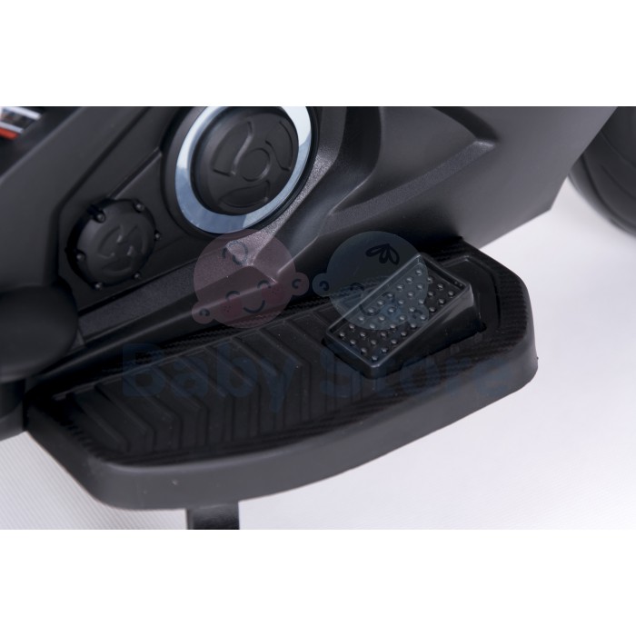 LQ-158 elektrinis motociklas vaikams su atraminiais ratukais ir LED žibintais