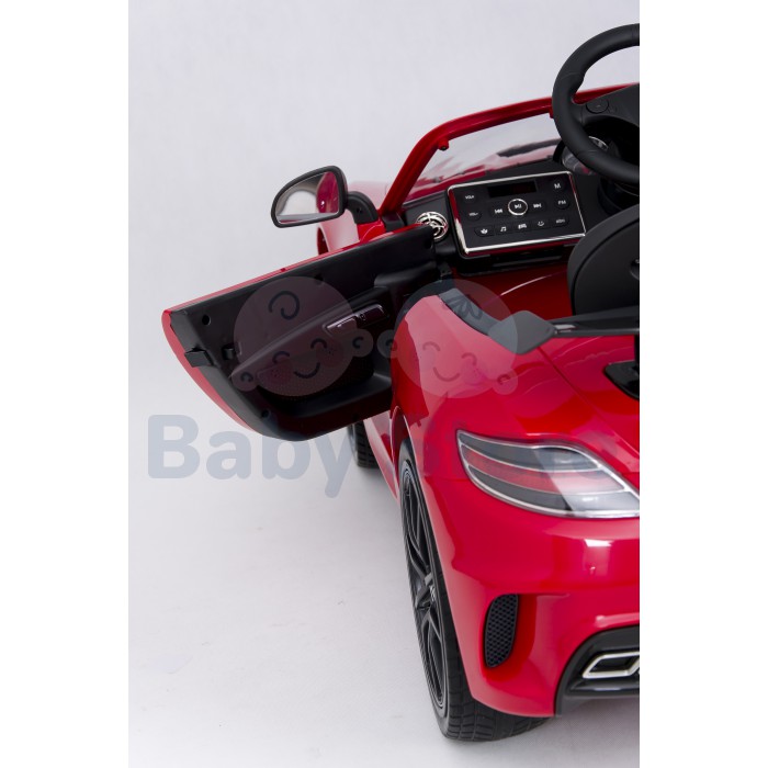 Mercedes-Benz SLS elektrinis automobilis vaikams su pultu ir LED apšvietimu