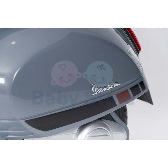 Vespa elektrinis motociklas vaikams su atraminiais ratukais ir LED apšvietimu