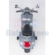 Vespa elektrinis motociklas vaikams su atraminiais ratukais ir LED apšvietimu