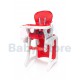 4Baby Fashion reguliuojama maitinimo kėdutė su padėklu ir saugos diržais