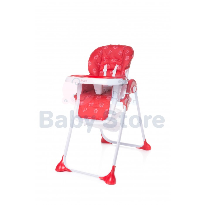 4Baby Decco reguliuojama maitinimo kėdutė vaikams su padėklu ir diržais
