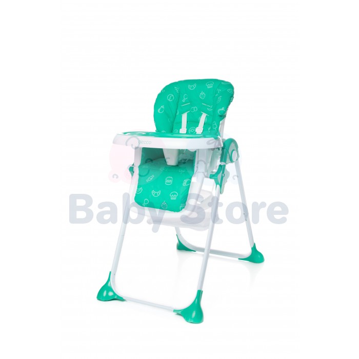 4Baby Decco reguliuojama maitinimo kėdutė vaikams su padėklu ir diržais