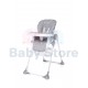 4Baby Decco reguliuojama maitinimo kėdutė vaikams su padėklu ir diržais