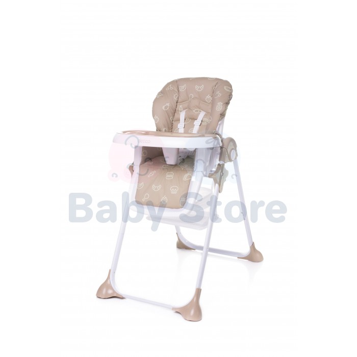 4Baby Decco reguliuojama maitinimo kėdutė vaikams su padėklu ir diržais