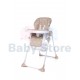 4Baby Decco reguliuojama maitinimo kėdutė vaikams su padėklu ir diržais