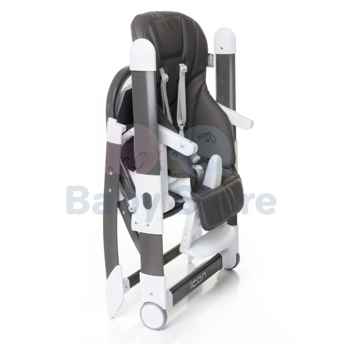 4Baby Icon maitinimo staliukas su reguliuojamu padėklu ir lengvai valoma sėdyne