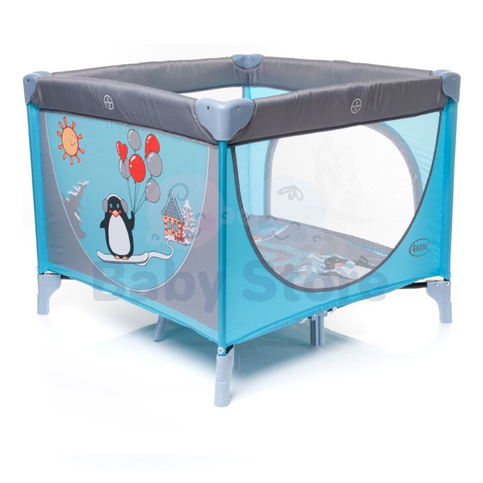 4Baby Colorado kelioninė lovytė – maniežas su žaidimų kilimėliu