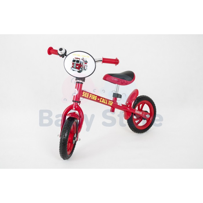 Balansinis dviratukas POLICE vaikams su stabiliais ratais ir lengva konstrukcija
