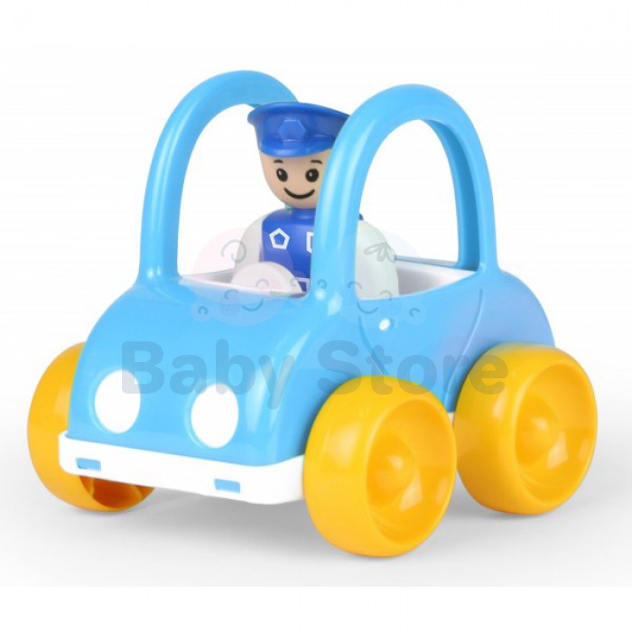 Saugaus dizaino „mano pirmoji policija“ mašinėlė vaikams nuo 12 mėn.