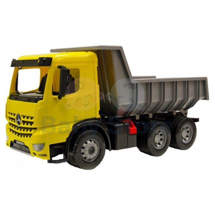 Didelė žaislinė „Mercedes Actros“ savivartė 63 cm vaikams