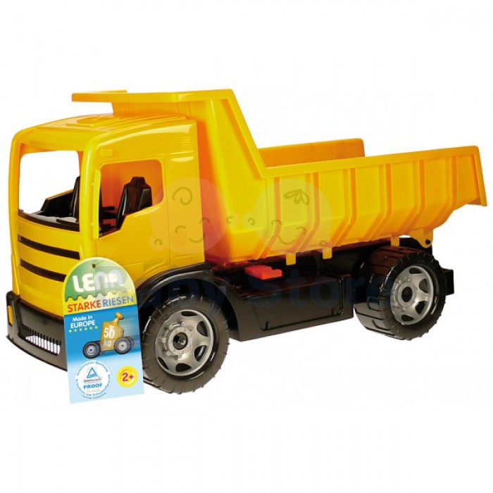 Juodai geltona didelė savivartė 69 cm vaikams, iki 100 kg apkrova