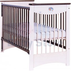 Drewex lovytė Mocca su nuleidžiamu šonu Transparent White/Chocolate