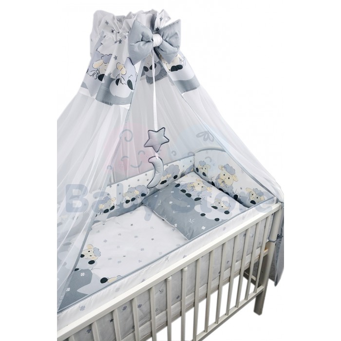 Ankras Sheep 6 dalių patalynės komplektas kūdikio lovytei