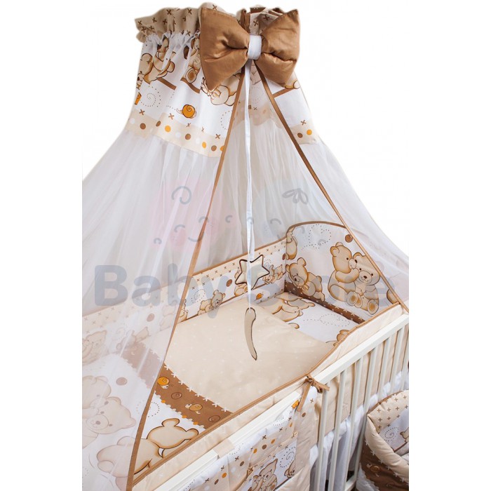 Ankras Friends 6 dalių patalynės komplektas kūdikio lovytei