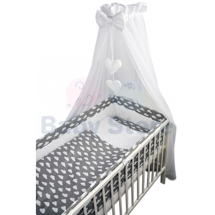 Ankras Minky 6 dalių kūdikių patalynės komplektas lovytei