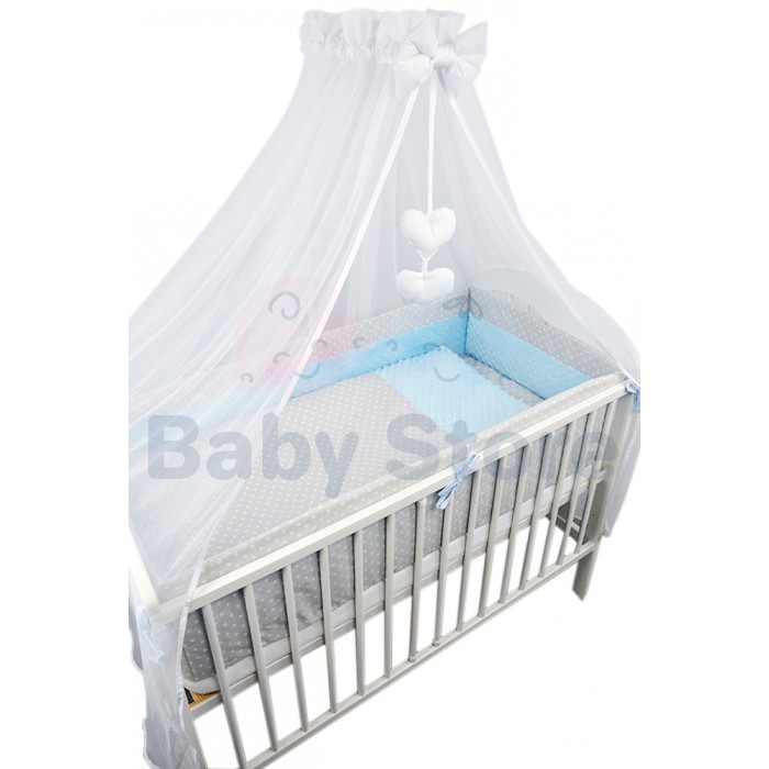 Ankras Minky 6 dalių kūdikių patalynės komplektas lovytei