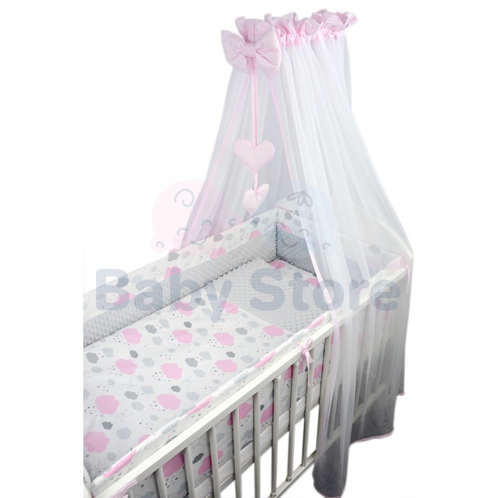 Ankras Minky 6 dalių kūdikių patalynės komplektas lovytei