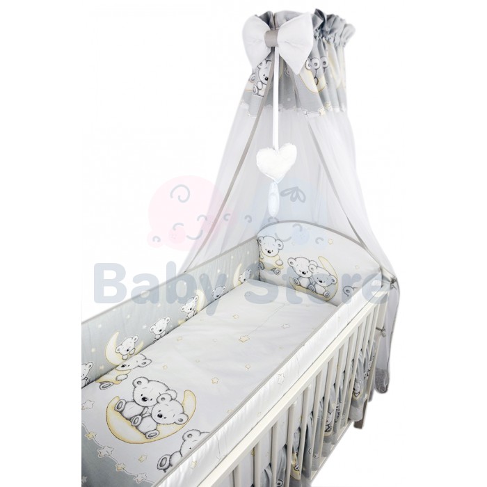 Ankras Leon 6 dalių kūdikių patalynės komplektas lovytei