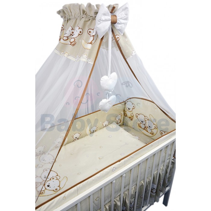 Ankras Leon 6 dalių kūdikių patalynės komplektas lovytei