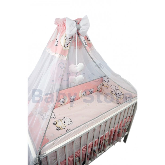 Ankras Leon 6 dalių kūdikių patalynės komplektas lovytei