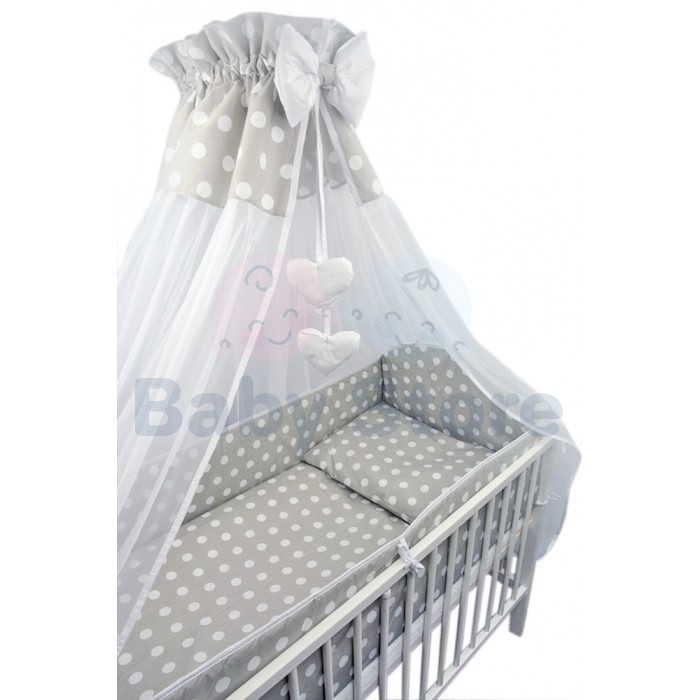 Ankras Peas 6 dalių kūdikių patalynės komplektas lovytei