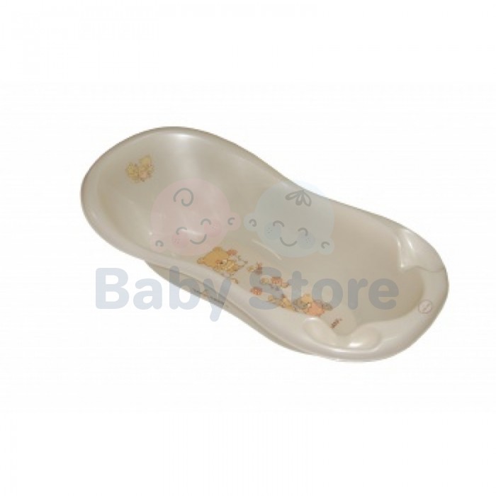 Tega Teddy Bear 86 cm White Pearl kūdikių vonelė SF-004-2