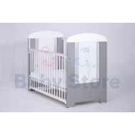 Drewex lovytė Gwiazdki su nuleidžiamu šonu Silver/White