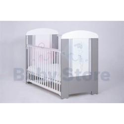 Drewex lovytė Gwiazdki su nuleidžiamu šonu Silver/White