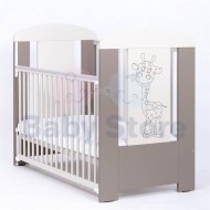 Drewex lovytė Zyrafka su nuleidžiamu šonu Cappuccino/White