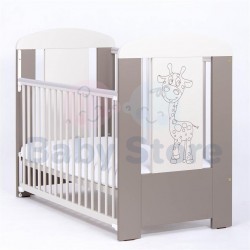 Drewex lovytė Zyrafka su nuleidžiamu šonu Cappuccino/White