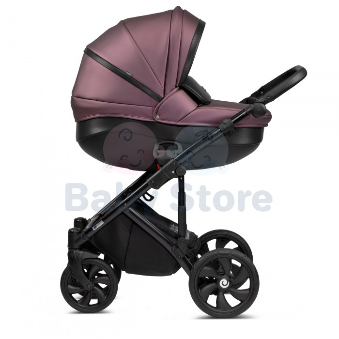tutis mimi style luxury 3in1 universalus vezimelis dark plum tamsiai slyvu spalvos premium modelis