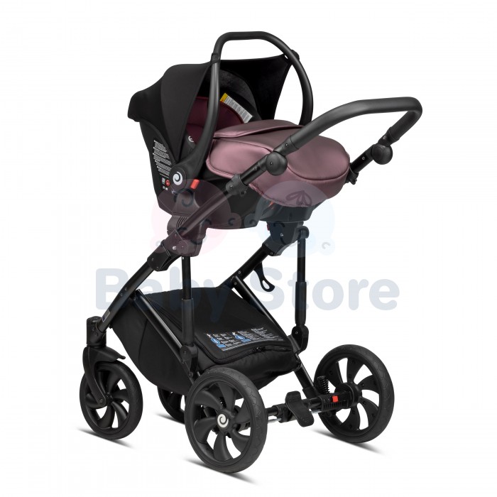 tutis mimi style luxury 3in1 universalus vezimelis dark plum tamsiai slyvu spalvos premium modelis