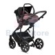 tutis mimi style luxury 3in1 universalus vezimelis dark plum tamsiai slyvu spalvos premium modelis