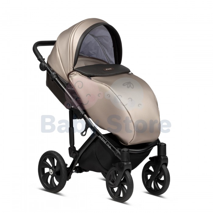 tutis mimi style luxury 3in1 universalus vezimelis beige svelnios smelio spalvos premium modelis