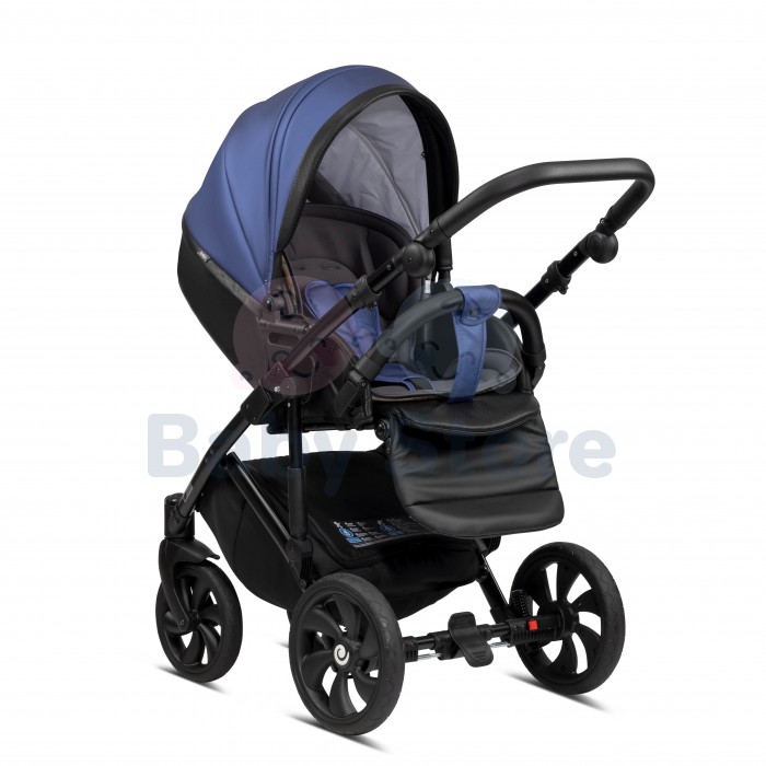 tutis mimi style luxury 3in1 universalus vezimelis deep blue tamsiai melynos premium spalvos modelis