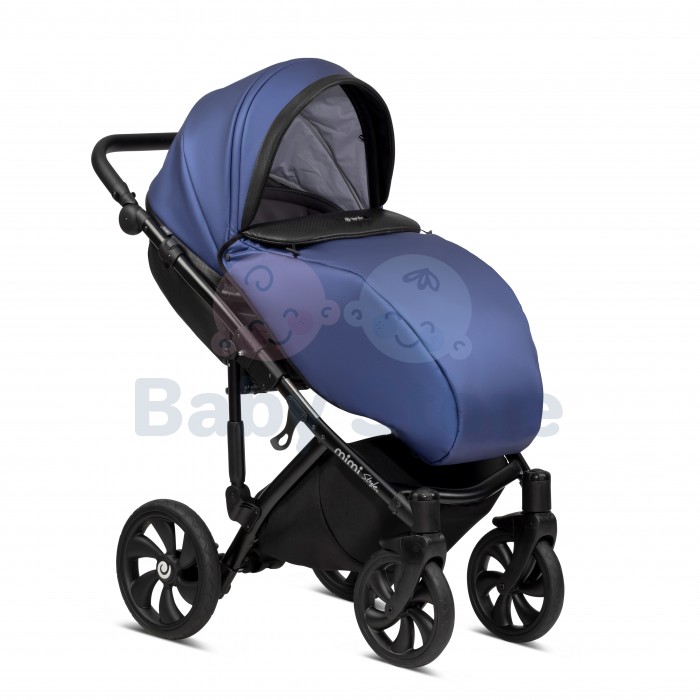 tutis mimi style luxury 3in1 universalus vezimelis deep blue tamsiai melynos premium spalvos modelis