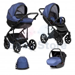 TUTIS universalus vežimėlis MIMI STYLE Luxury 3in1 Deep blue
