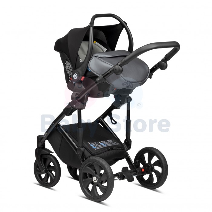 tutis mimi style luxury 3in1 universalus vezimelis anthracite tamsiai pilkos premium spalvos modelis